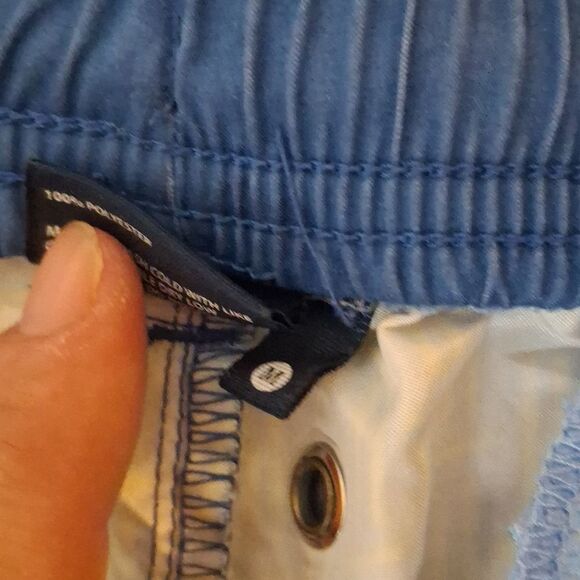 Southern Marsh Blue and Green Patterned Swim Trunks size medium - Picture 3 of 5